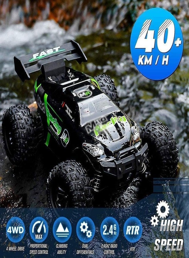 Brighterbee High Speed 40km/h 4WD 2.4Ghz Remote Control Truck 9130, 1:16 Scale Radio Conrtolled Off-Road RC Car Electronic Monster Truck R/C RTR Hobby Cross-Country Car - Image 2